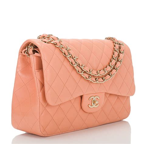 rose chanel bag|peach chanel bag.